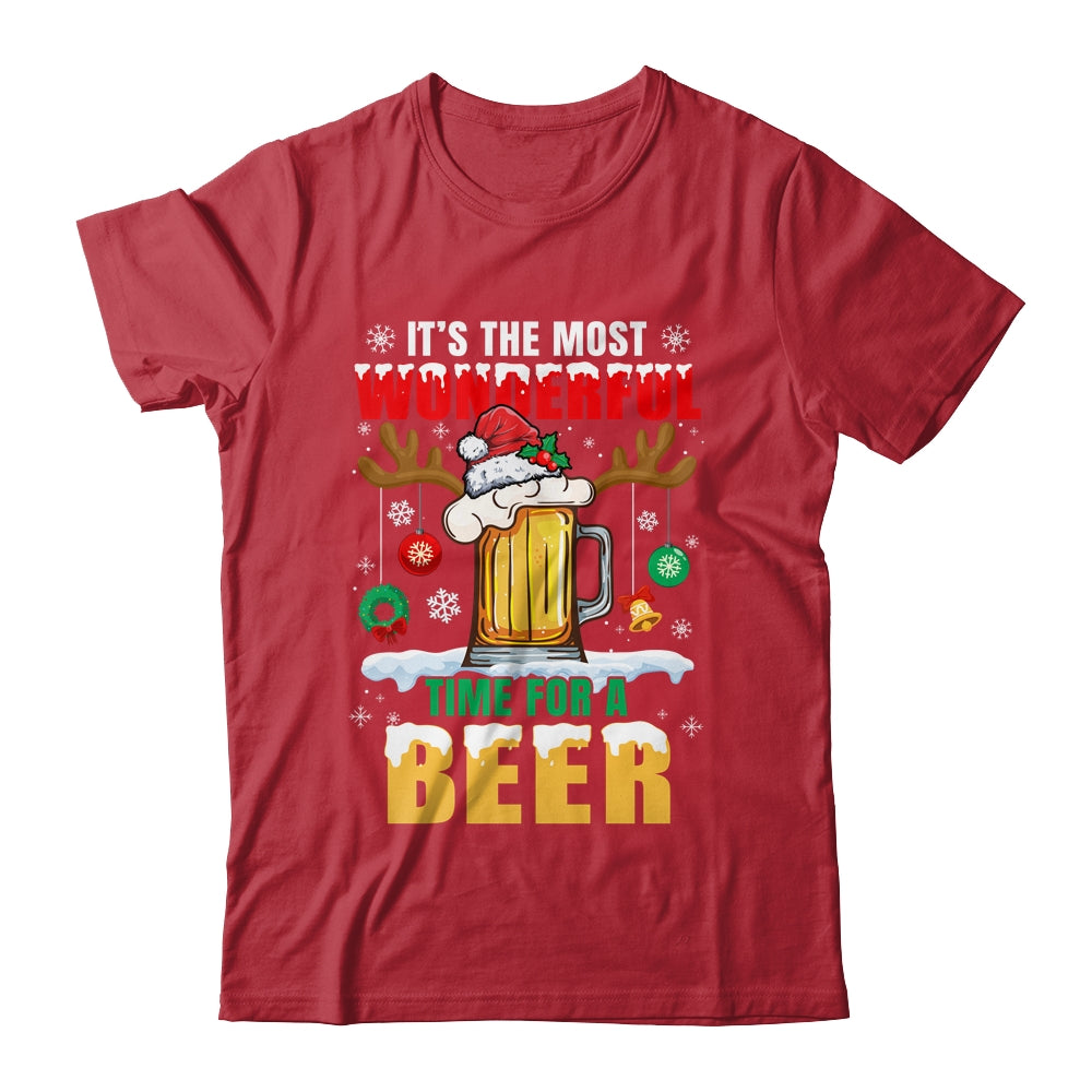 Christmas Shirts Men It's The Most Wonderful Time For A Beer Christmas Shirts Men It's The Most Wonderful Time For A Beer