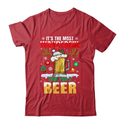 It's The Most Wonderful Time For A Beer Christmas Men Xmas Shirt & Sweatshirt | teecentury