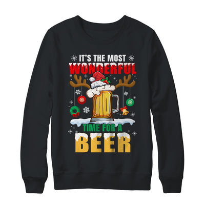 It's The Most Wonderful Time For A Beer Christmas Men Xmas Shirt & Sweatshirt | teecentury