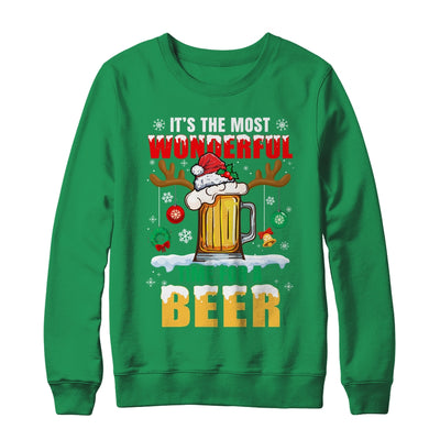 It's The Most Wonderful Time For A Beer Christmas Men Xmas Shirt & Sweatshirt | teecentury