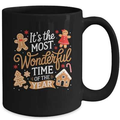 It's The Most Wonderful Time Of Year Christmas Gingerbread Mug | teecentury