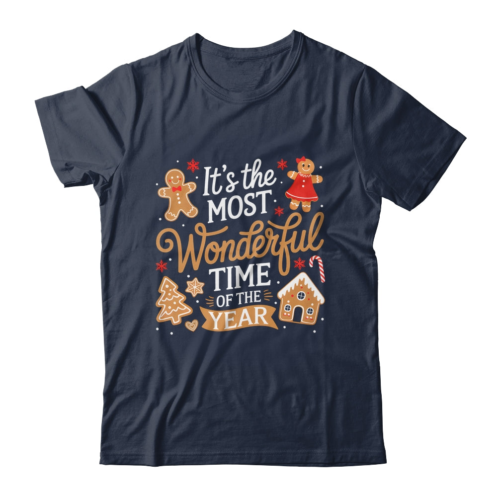 It's The Most Wonderful Time Of Year Christmas Gingerbread Shirt & Sweatshirt | teecentury