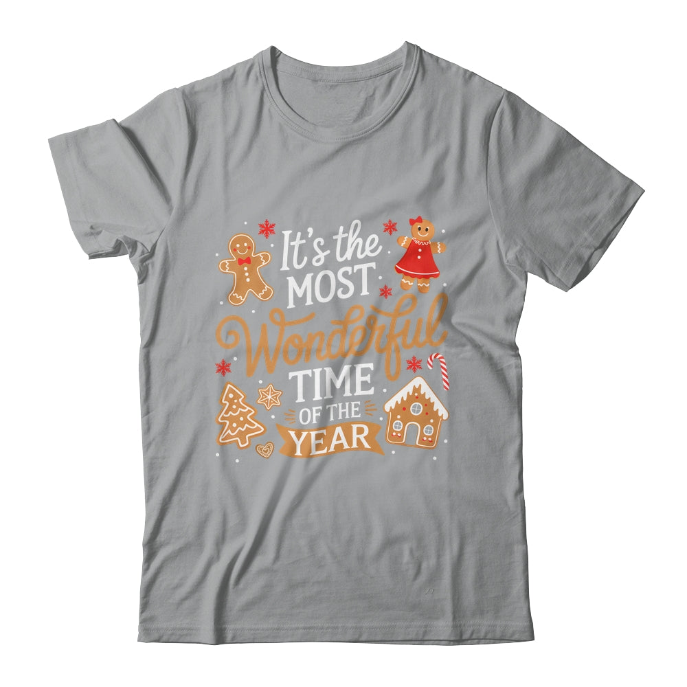 It's The Most Wonderful Time Of Year Christmas Gingerbread Shirt & Sweatshirt | teecentury