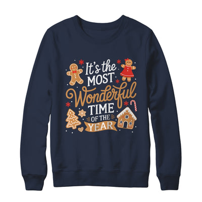 It's The Most Wonderful Time Of Year Christmas Gingerbread Shirt & Sweatshirt | teecentury