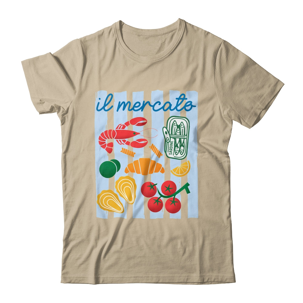 Italian Market Sardines Tinned Fish Coast Tomato Girl Summer Shirt & Tank Top | teecentury