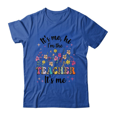 Its Me Hi Im The Teacher Its Me Back To School Pink Groovy Shirt & Hoodie | teecentury
