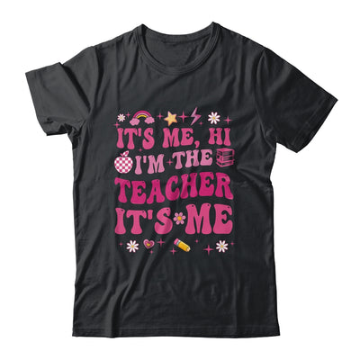 Its Me Hi Im The Teacher Its Me Back To School Retro Flower Shirt & Hoodie | teecentury