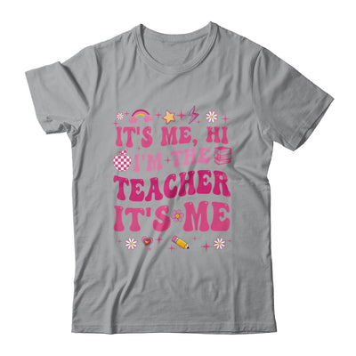 Its Me Hi Im The Teacher Its Me Back To School Retro Flower Shirt & Hoodie | teecentury