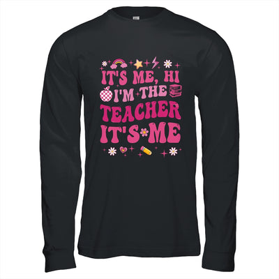 Its Me Hi Im The Teacher Its Me Back To School Retro Flower Shirt & Hoodie | teecentury