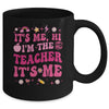 Its Me Hi Im The Teacher Its Me Back To School Retro Flower Mug | teecentury