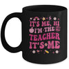 Its Me Hi Im The Teacher Its Me Back To School Retro Flower Mug | teecentury