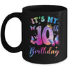 Its My 10th Birthday Girls Butterfly Theme Party 10 Year Old Mug | teecentury