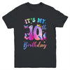 Its My 10th Birthday Girls Butterfly Theme Party 10 Year Old Youth Shirt | teecentury