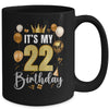 Its My 22nd Birthday Happy 2002 Birthday Party For Men Women Mug | teecentury