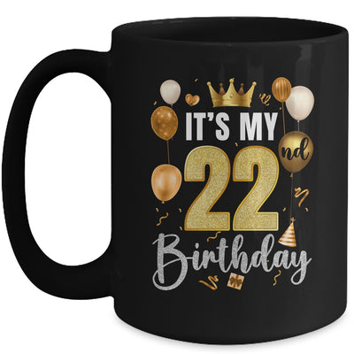 Its My 22nd Birthday Happy 2002 Birthday Party For Men Women Mug | teecentury