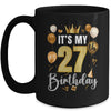 Its My 27th Birthday Happy 1997 Birthday Party For Men Women Mug | teecentury