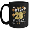 Its My 28th Birthday Happy 1996 Birthday Party For Men Women Mug | teecentury