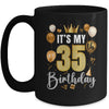 Its My 35th Birthday Happy 1989 Birthday Party For Men Women Mug | teecentury