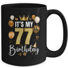 Its My 77th Birthday Happy 1947 Birthday Party For Men Women Mug | teecentury