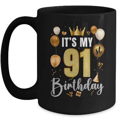 Its My 91st Birthday Happy 1933 Birthday Party For Men Women Mug | teecentury