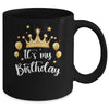 Its My Birthday Cute Women Girl Kids Funny Crown Balloons Mug | teecentury