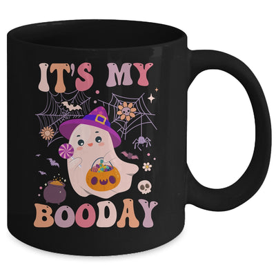 Its My Boo Day Cute Ghost Halloween Birthday Boys Girls Kids Mug | teecentury