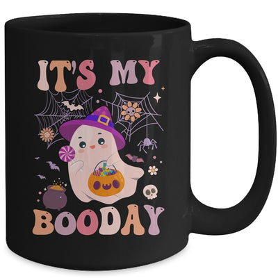 Its My Boo Day Cute Ghost Halloween Birthday Boys Girls Kids Mug | teecentury