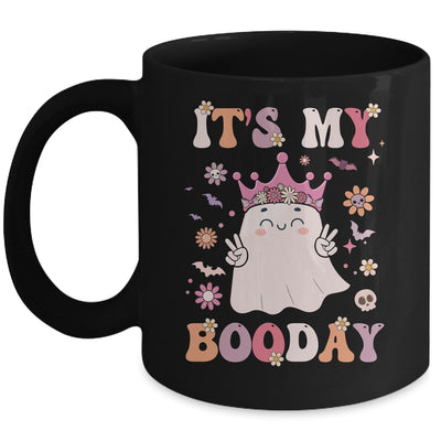 Its My Boo Day Cute Ghost Halloween Birthday Girls Kids Mug | teecentury