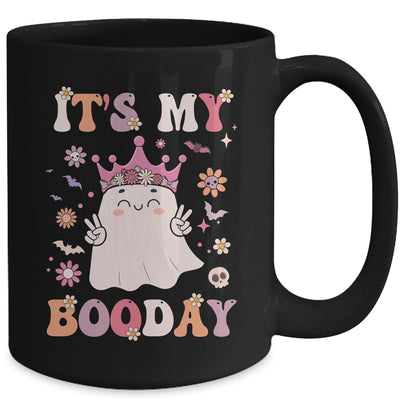 Its My Boo Day Cute Ghost Halloween Birthday Girls Kids Mug | teecentury