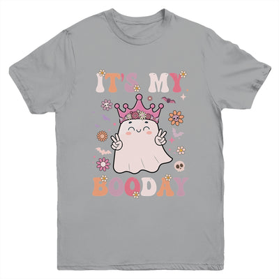 Its My Boo Day Cute Ghost Halloween Birthday Girls Kids Youth Shirt | teecentury