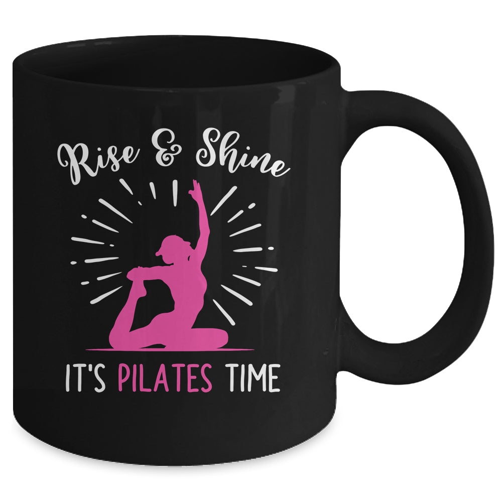 Its Pilates Time Funny Design Art Yoga Workout Women Girls Mug | teecentury