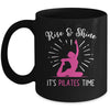 Its Pilates Time Funny Design Art Yoga Workout Women Girls Mug | teecentury