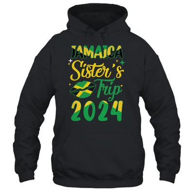 Jamaica 2024 Sisters Trip With Jamaican Flag And Kiss Shirt & Tank Top | teecentury
