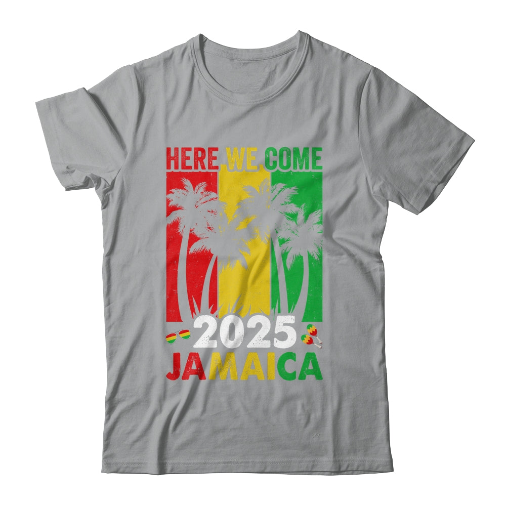 Jamaica 2025 Here We Come Matching Family Vacation Trip Shirt & Tank Top | teecentury
