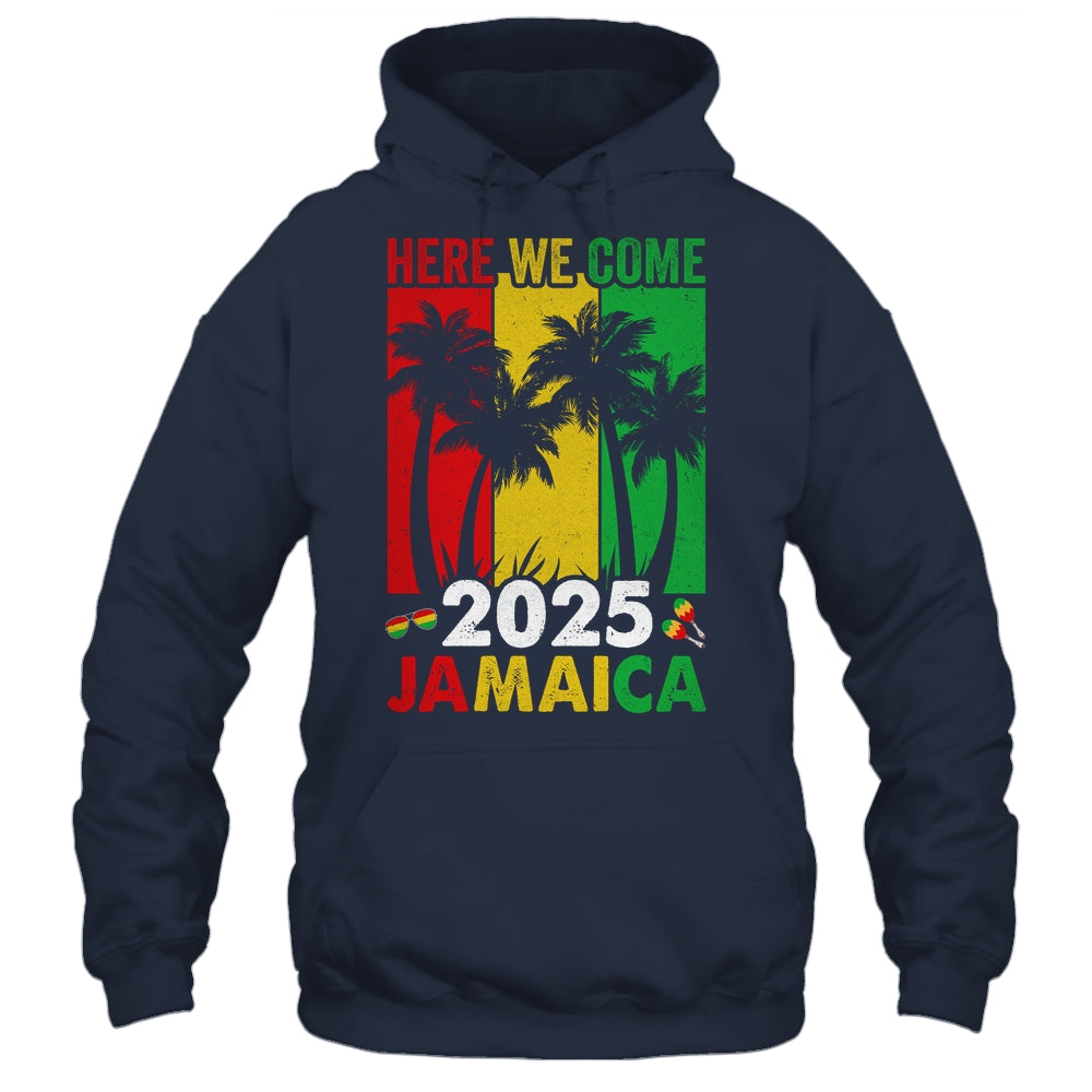 Jamaica 2025 Here We Come Matching Family Vacation Trip Shirt & Tank Top | teecentury