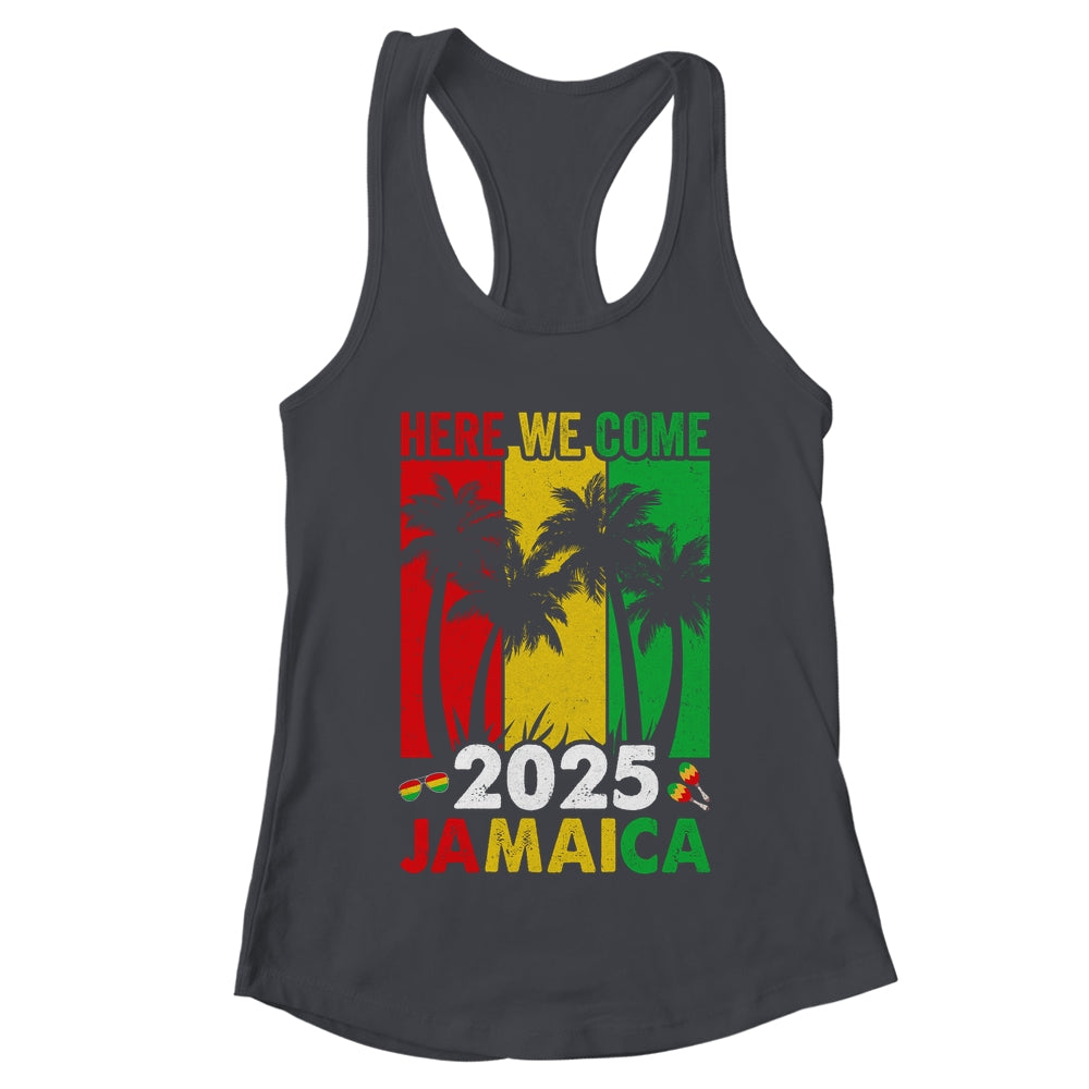 Jamaica 2025 Here We Come Matching Family Vacation Trip Shirt & Tank Top | teecentury
