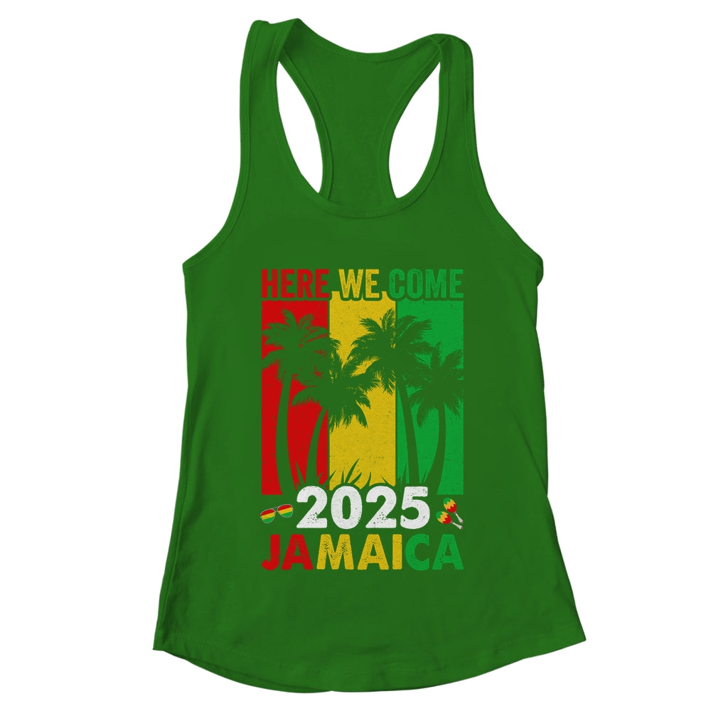 Jamaica 2025 Here We Come Matching Family Vacation Trip Shirt & Tank Top | teecentury