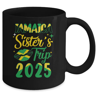 Jamaica 2025 Sisters Trip With Jamaican Flag And Kiss Mug | teecentury
