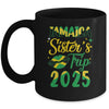 Jamaica 2025 Sisters Trip With Jamaican Flag And Kiss Mug | teecentury