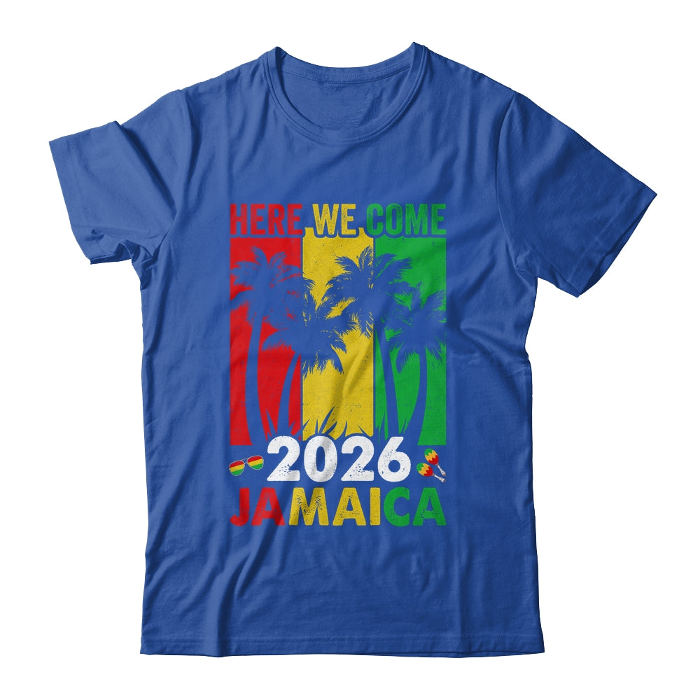 Jamaica 2026 Here We Come Matching Family Vacation Trip Shirt & Tank Top | teecentury