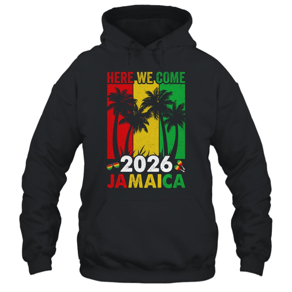 Jamaica 2026 Here We Come Matching Family Vacation Trip Shirt & Tank Top | teecentury