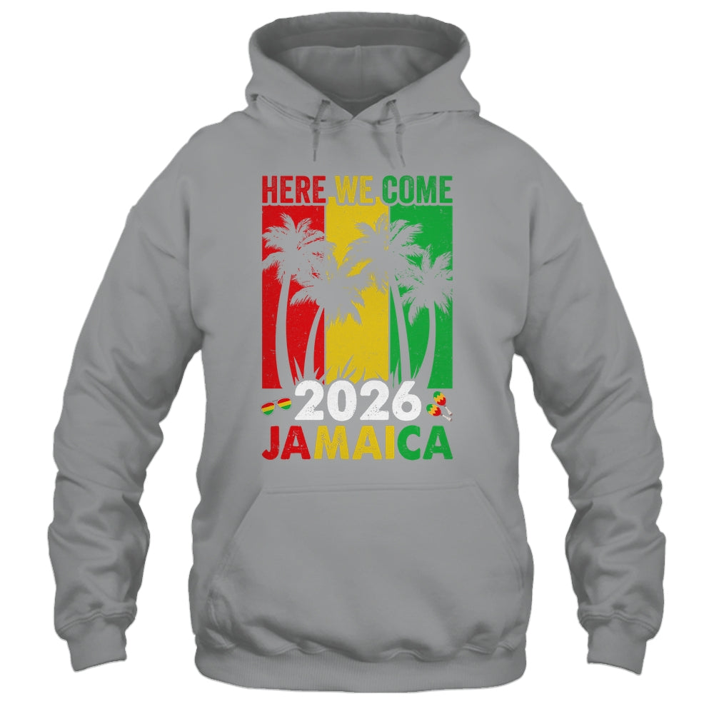 Jamaica 2026 Here We Come Matching Family Vacation Trip Shirt & Tank Top | teecentury