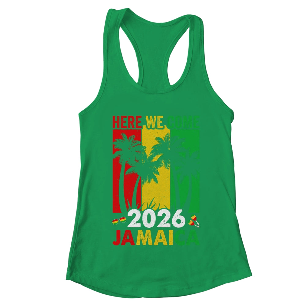 Jamaica 2026 Here We Come Matching Family Vacation Trip Shirt & Tank Top | teecentury