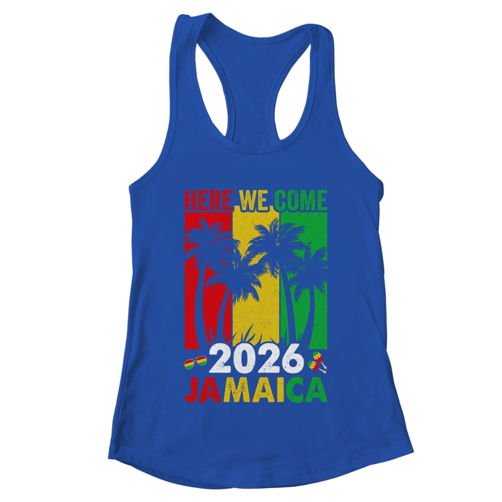 Jamaica 2026 Here We Come Matching Family Vacation Trip Shirt & Tank Top | teecentury