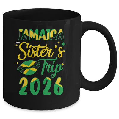 Jamaica 2026 Sisters Trip With Jamaican Flag And Kiss Mug | teecentury
