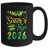 Jamaica 2026 Sisters Trip With Jamaican Flag And Kiss Mug | teecentury