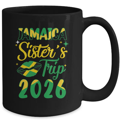 Jamaica 2026 Sisters Trip With Jamaican Flag And Kiss Mug | teecentury