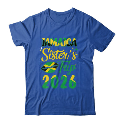 Jamaica 2026 Sisters Trip With Jamaican Flag And Kiss Shirt & Tank Top | teecentury