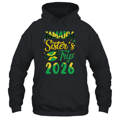 Jamaica 2026 Sisters Trip With Jamaican Flag And Kiss Shirt & Tank Top | teecentury