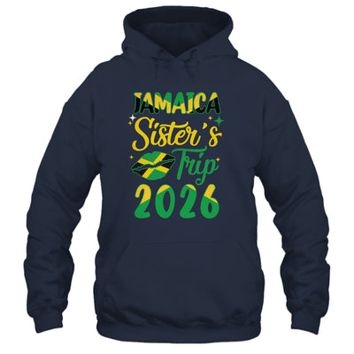 Jamaica 2026 Sisters Trip With Jamaican Flag And Kiss Shirt & Tank Top | teecentury